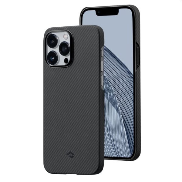 Puzdro Pitaka MagEZ 3 600D pre Apple iPhone 14 Pro Max, čierne/šedé