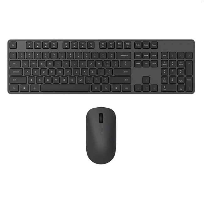 Xiaomi Wireless Keyboard and Mouse Combo WXJS01YM Xiaomi Wireless Keyboard and Mouse Combo WXJS01YM Xiaomi Wireless Keyboard and Mouse Combo WXJS01YM, čierna