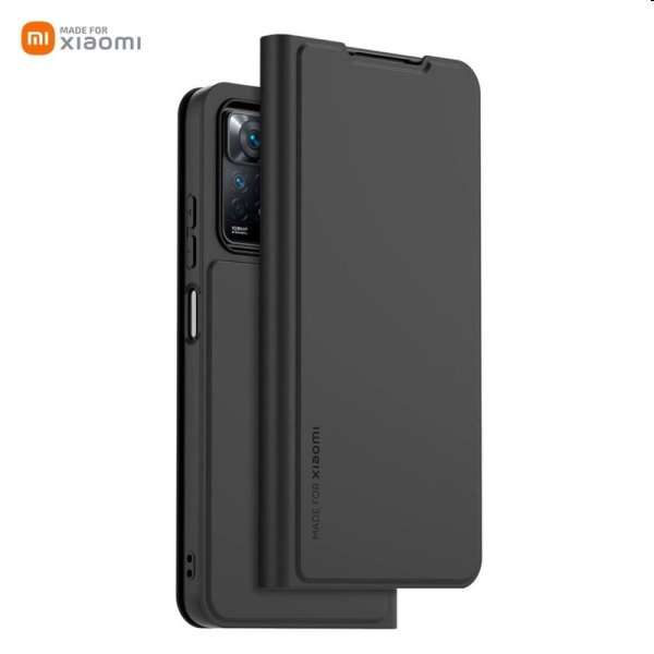 Knižkové puzdro Made for Xiaomi pre Xiaomi Redmi Note 11 Pro 4G/5G, čierna