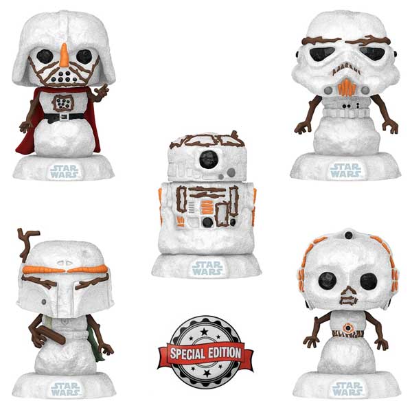 POP! 5 pack Holiday Snowman (Star Wars) Special Edition 5 pack