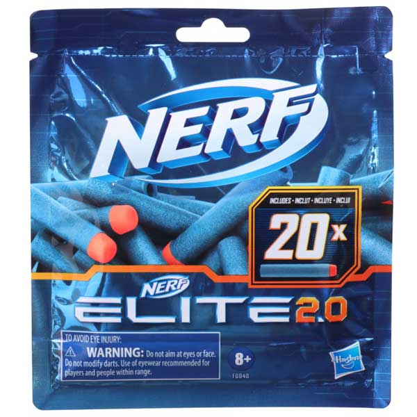 Šípky Nerf Elite 2.0 Dart Refill Pack (20pcs)