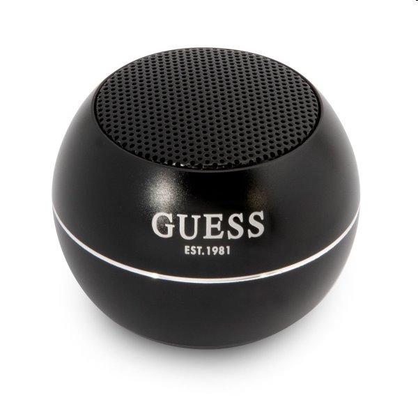 Guess Mini Bluetooth Speaker, čierny