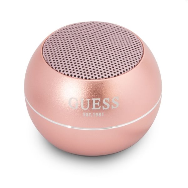 Guess Mini Bluetooth Speaker, ružový