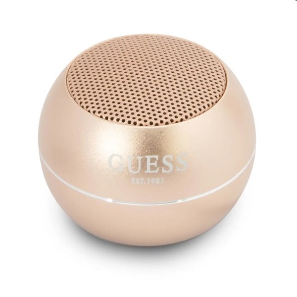Guess Mini Bluetooth Speaker, zlatý 57983109158