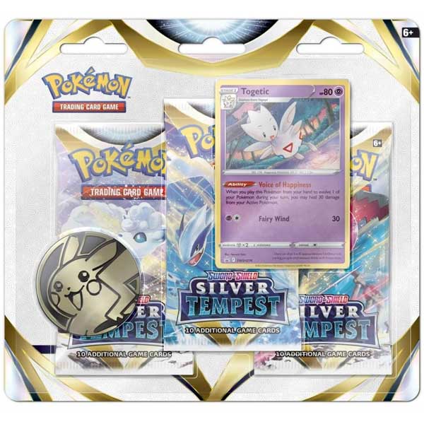 Kartová hra Pokémon TCG Sword & Shield 12 Sliver Tempest 3 pack Blister Togetic (Pokémon)