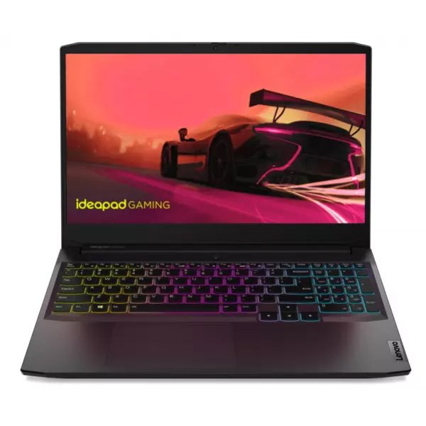 Lenovo IdeaPad Gaming 3 15ACH6 Ryzen5 5600H 16GB 512GB-SSD 15.6"FHD IPS AG RTX3050Ti-4GB Win11Home Black 82K200RJCK