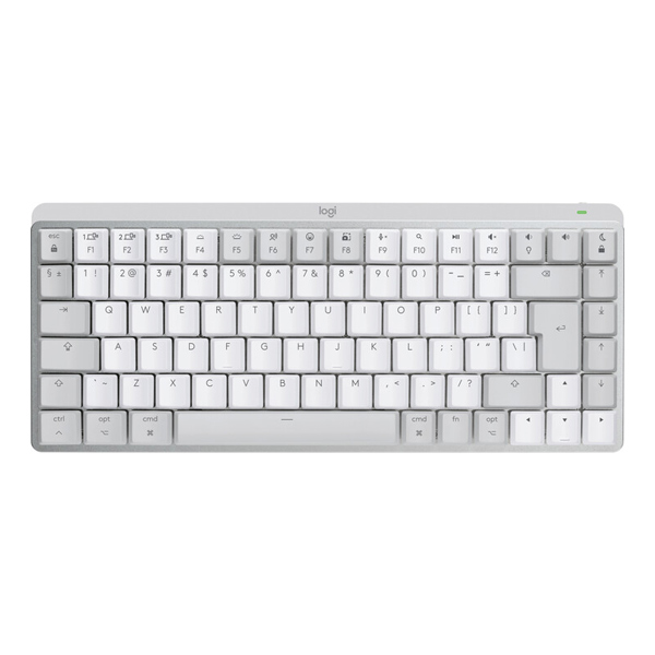 Logitech MX Mechanical Mini for Mac Minimalist Wireless Illuminated Keyboard - Pale Grey - US INT'L 920-010799
