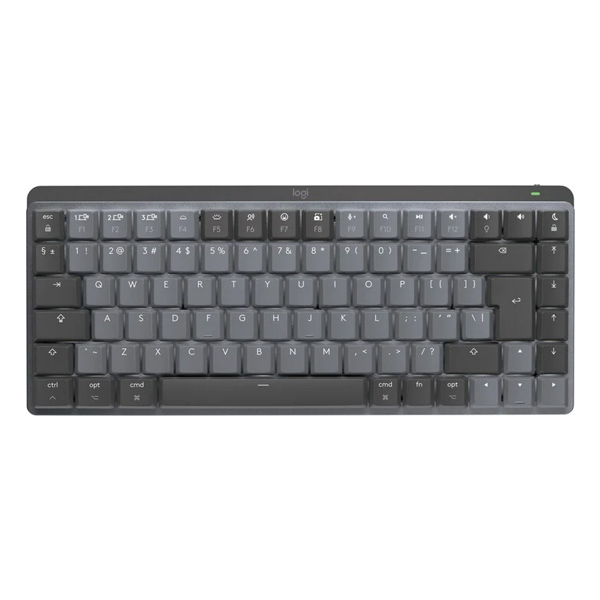 Logitech MX Mechanical Mini for Mac Minimalist Wireless Illuminated Keyboard - Space Grey - US INT'L 920-010837