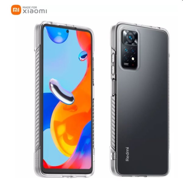 Zadný kryt Made for Xiaomi Rugged pre Xiaomi Redmi Note 11 Pro 4G/5G, transparentná Zadný kryt Made for Xiaomi Rugged pre Xiaomi Redmi Note 11 Pro 4G/5G, transparentná