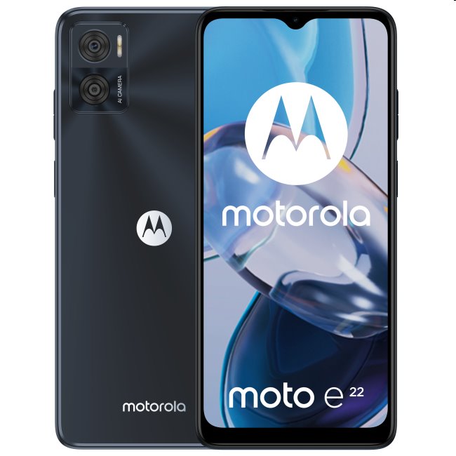 Motorola Moto E22 NFC, 332GB, Astro Black PAVD0002RO