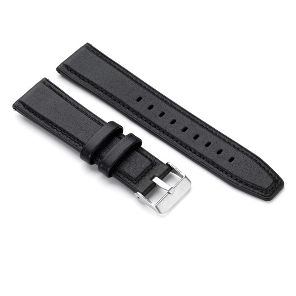 Niceboy Watch band 22mm leather black