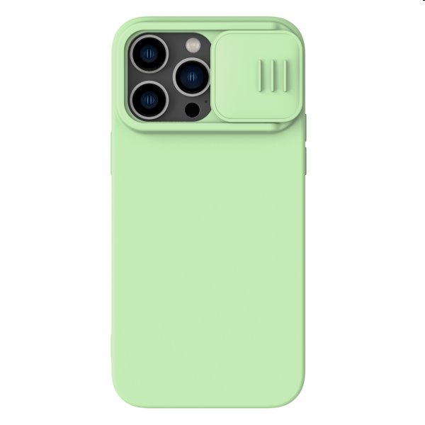Zadný silikónový kryt Nillkin CamShield Silky pre Apple iPhone 14 Pro, zelená Zadný silikónový kryt Nillkin CamShield Silky pre Apple iPhone 14 Pro, zelená