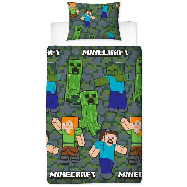 Obliečky Cargo Duvet Set Single (Minecraft)