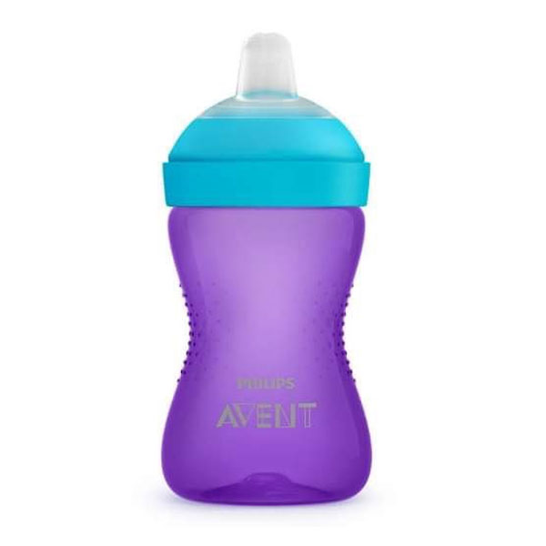 E-shop Philips Avent Hrnček 300 ml Grippy s mäkkým náustkom dievča F055104