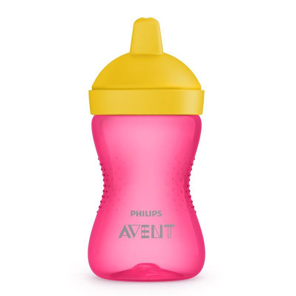 E-shop Philips Avent Hrnček 300 ml Grippy s tvrdým náustkom dievča F054956