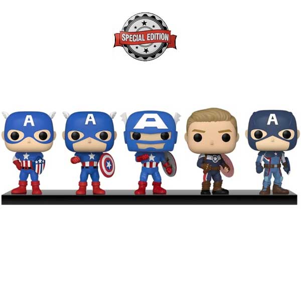 POP! 5 Pack Year of The Shield: Captain America Through the Ages (Marvel) Special Edition 5 pack