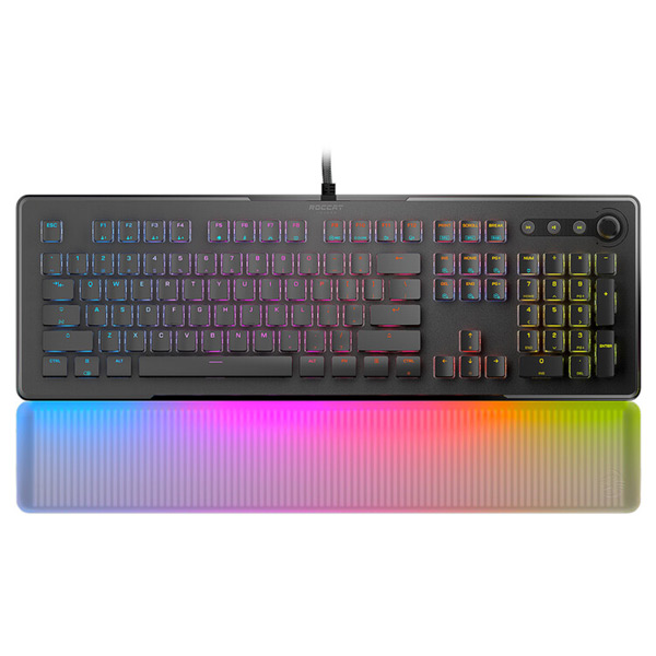 ROCCAT Vulcan II Max, Herná klávesnica Red Switch, RGB LED, US layout, black