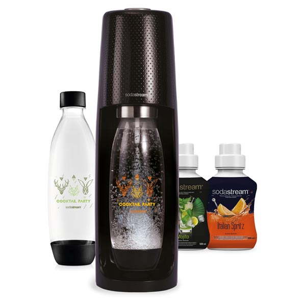 SodaStream Spirit Cocktail Party Pack, čierny SodaStream Spirit Cocktail Party Pack, čierny