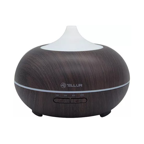 Tellur WiFi Smart aroma difuzér, 300 ml, LED, tmavohnedý