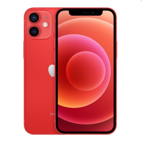 Apple iPhone 12 mini 128GB, red, Trieda A - použité, záruka 12 mesiacov