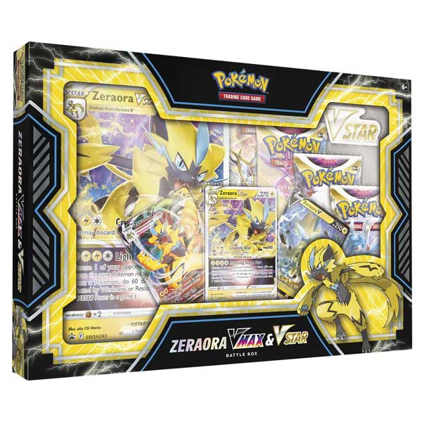 Kartová hra Pokémon TCG: Zeraora VMAX & VSTAR Battle Box (Pokémon)