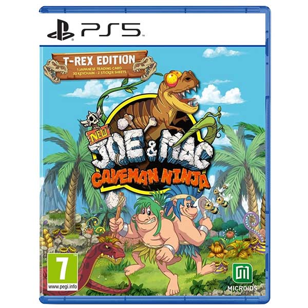 New Joe and Mac: Caveman Ninja (T-Rex Edition) [PS5] - BAZÁR (použitý tovar)