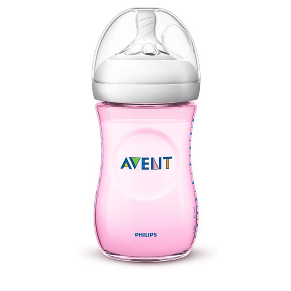 Philips Avent Láhev 260 ml Natural růžová 1ks