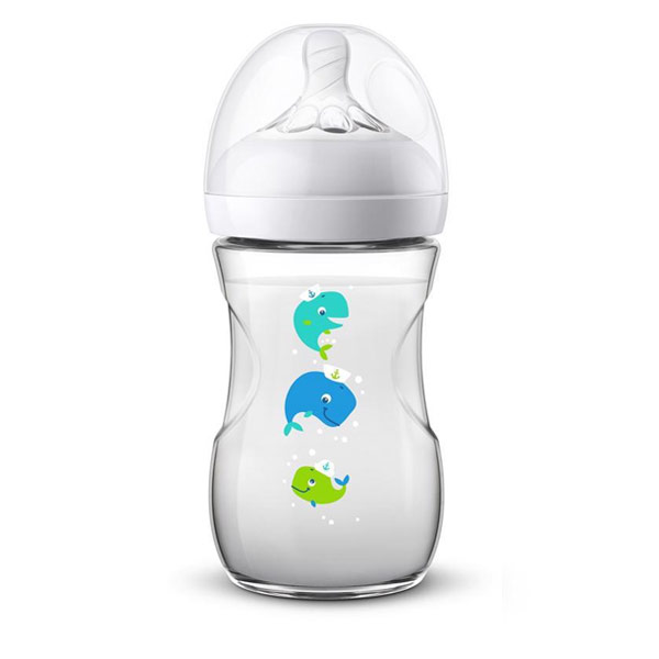 Philips Avent Natural bílá velryba 260 ml