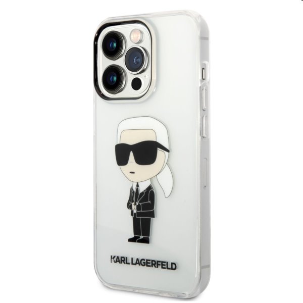 Zadný kryt Karl Lagerfeld IML Ikonik NFT pre Apple iPhone 14 Pro, transparentná Zadný kryt Karl Lagerfeld IML Ikonik NFT pre Apple iPhone 14 Pro, transparentná
