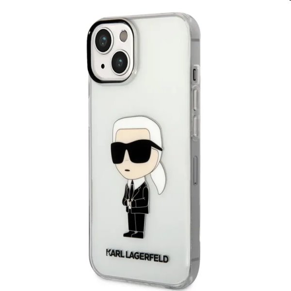 Zadný kryt Karl Lagerfeld IML Ikonik NFT pre Apple iPhone 14, transparentná 57983112422