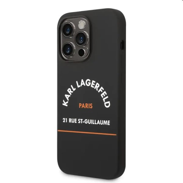 E-shop Zadný kryt Karl Lagerfeld Rue St Guillaume pre Apple iPhone 14 Pro Max, čierna 57983111432