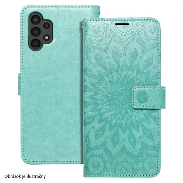 Puzdro MEZZO Book mandala pre Xiaomi Redmi Note 11 PRO/11 PRO 5G, zelené TEL155680