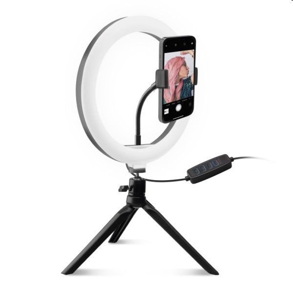 SBS Tripod with 20cm Selfie Ring Light - OPENBOX (Rozbalený tovar s plnou zárukou)