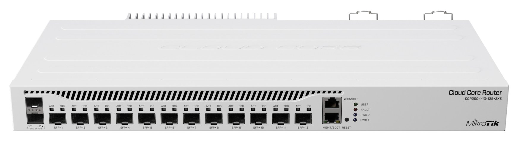 MIKROTIK RouterBOARD Cloud Core Router CCR2004-1G-12S+2XS + L6 (1,7GHz; 4GB RAM;1xGLAN;12xSFP+; 2xSFP28; dual PSU) rack