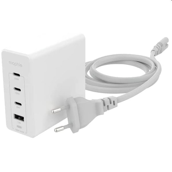 Mophie Sieťový adaptér GaN PD 120 W USB-C, biela Mophie Sieťový adaptér GaN PD 120 W USB-C, biela