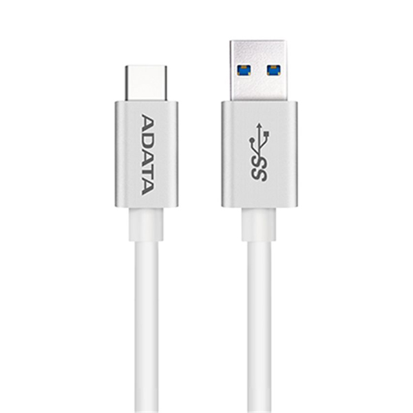 Adata ACA3AL-100CM-CSV USB Typ C - USB 3.1 5Gb/s, 1m, stříbrný