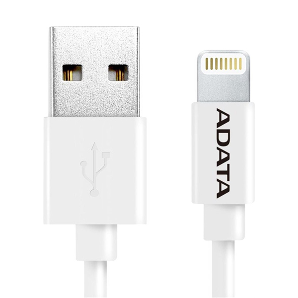 E-shop ADATA Lightning kábel MFi 1 m, biely AMFIPL-1M-CWH