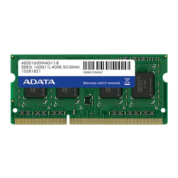 Adata SO-DIMM DDR3L 4 GB 1600 MHz CL11 1x 4 GB ADDS1600W4G11-S