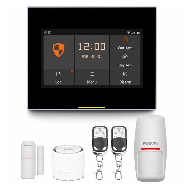 E-shop Evolveo Alarmex Pro, inteligentný bezdrôtový Wi-FiGSM alarm ALM304PRO
