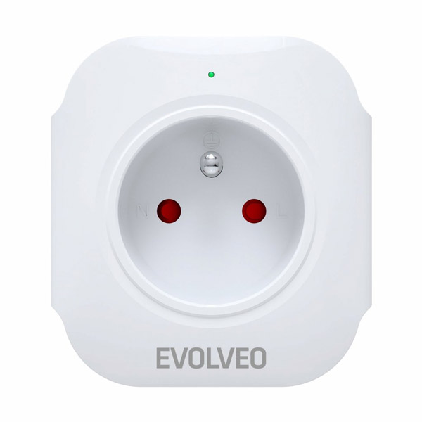 EVOLVEO Porta F16, inteligentná Wi-Fi zásuvka s meraním spotreby
