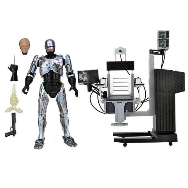 Akčná figúrka Ultimate Battle Damaged RoboCop with Chair (RoboCop)