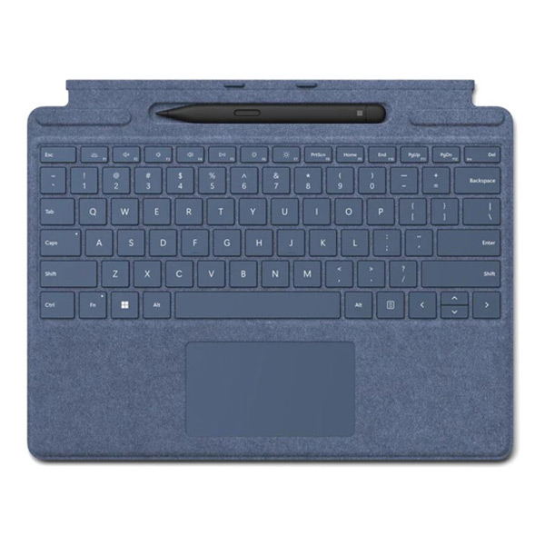 Klávesnica a pero Microsoft Surface Pro Signature CZSK + Slim Pen 2, modrá 8X6-00118
