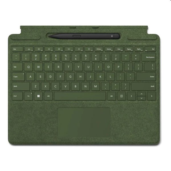 Klávesnica a pero Microsoft Surface Pro Signature CZSK + Slim Pen 2, zelená 8X6-00142
