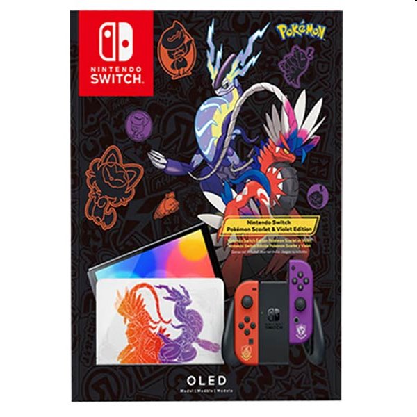 Nintendo Switch OLED Model (Pokémon Scarlet & Violet Edition) - OPENBOX (Rozbalený tovar s plnou zárukou)