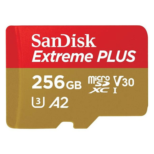 SanDisk Extreme PLUS microSDXC 256GB 200MBs s adaptérom SDSQXBD-256G-GN6MA