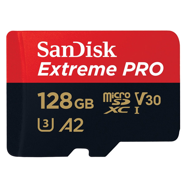 SanDisk Extreme PRO microSDXC 128 GB 200 MBs s adaptérom SDSQXCD-128G-GN6MA