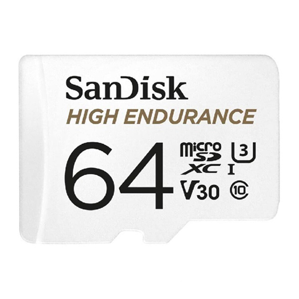 SanDisk High Endurance microSDHC 64 GB s adaptérom