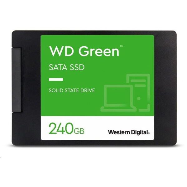 WD 240 GB Green SSD disk 2,5"SATAIII, 540 MB 465 MB, 7 mm WDS240G3G0A
