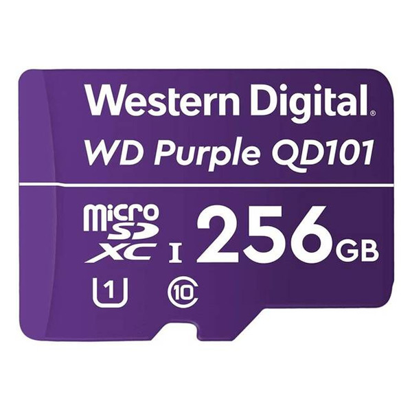 WD 256 GB Purple microSDXC card Class10 U1