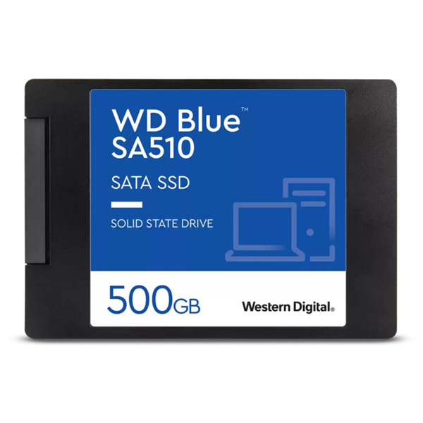 WD 500 GB Blue SSD disk 2,5" SA510 SATA 5 R WDS500G3B0A